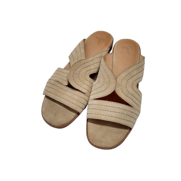 Joie Paetyn Suede Leather Slide Sandals Size 38.5 - Picture 3 of 11